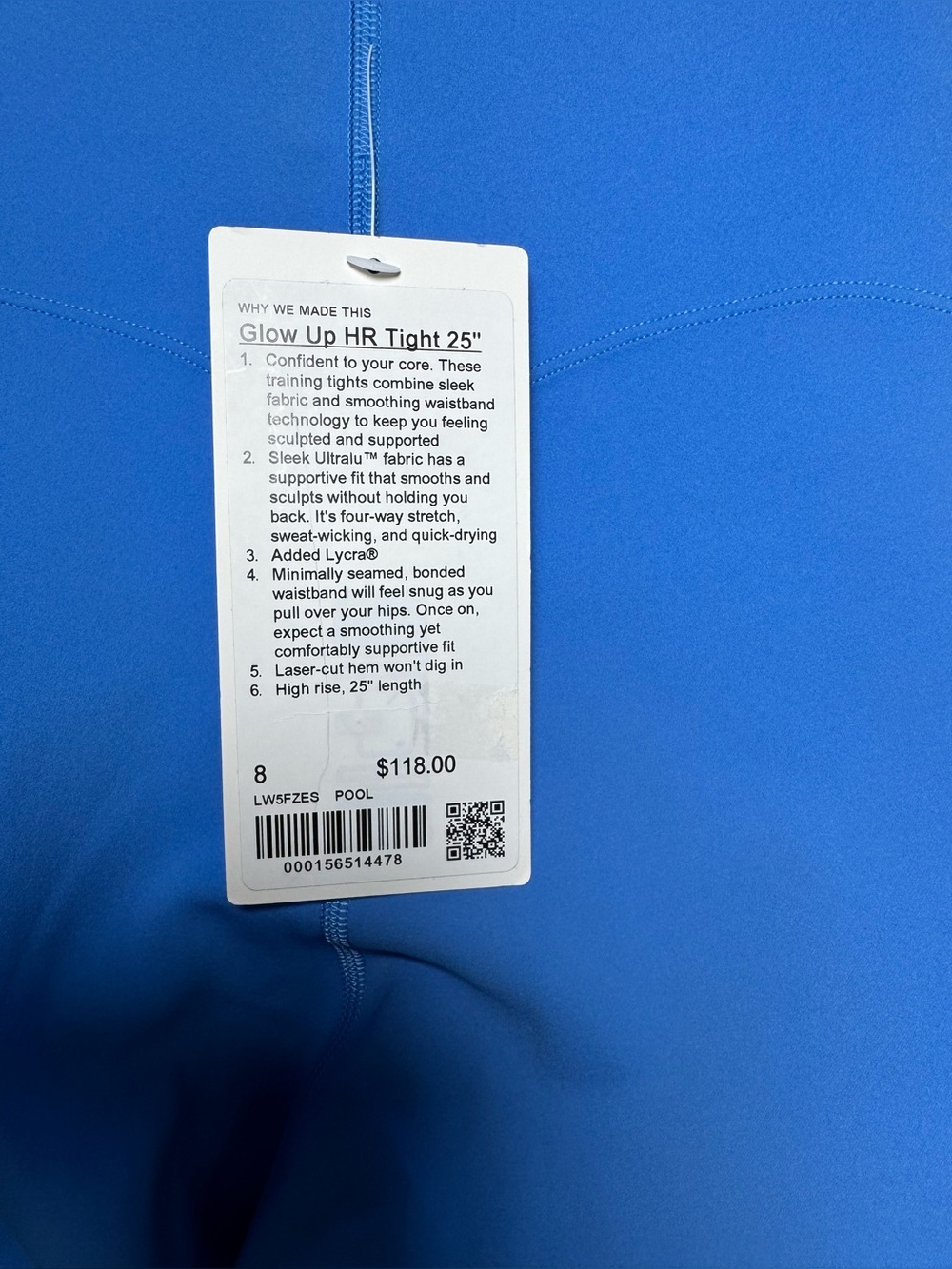 Lululemon Glow Up Super-High-Rise Tight 25" - Picture 7 of 8